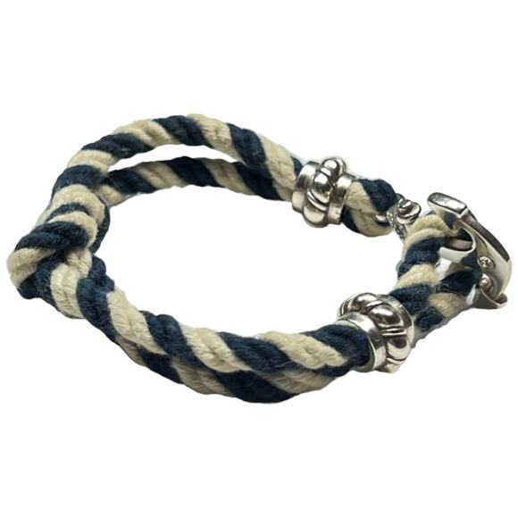Nautical Camo Rope Bracelet with Anchor Charms - Picture 4 of 7